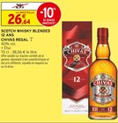 Scotch Whisky Blended 12 Ans - Chivas Regal en promo chez Intermarché Hyper Pau à 26,64 €