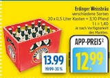 verschiedene Sorten im Angebot bei diska in Chemnitz verschiedene Sorten Angebote von Erdinger Weissbräu bei diska Chemnitz für 12,99 €