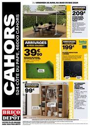 Catalogue Brico Dépôt "CAHORS" à Montayral et alentours, 4 pages, 26/04/2024 - 09/05/2024