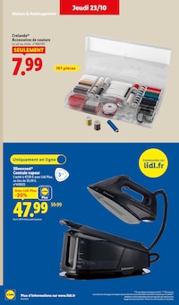 Promotion Sac Sport dans le prospectus Lidl, valable du 23/10/2025 au 29/10/2025 Promo Sac Sport dans le catalogue Lidl du moment à la page 40