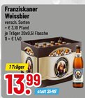 Franziskaner Weissbier bei Trinkgut im Prospekt "" für 13,99 €