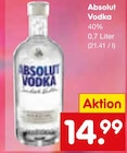 Vodka Angebote von Absolut bei Netto Marken-Discount Potsdam für 14,99 €