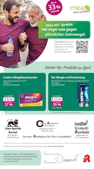 mea - meine apotheke Prospekt Unsere April-Angebote mit 4 Seiten