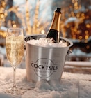 Seau à champagne acier dans le catalogue Maxi Bazar