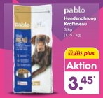 Hundenahrung Kraftmenü von pablo im aktuellen Netto Marken-Discount Prospekt für 3,45 €