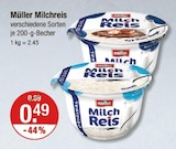 Milchreis von Müller im aktuellen V-Markt Prospekt für 0,49 €