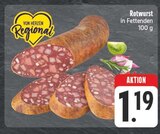 Rotwurst im Angebot bei EDEKA in Leipzig Rotwurst Angebote von Von Herzen Regional bei EDEKA Leipzig für 1,19 €
