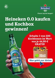 Aktueller Heineken Schieder-Schwalenberg Prospekt "Heineken 0.0 kaufen & HelloFresh Box gewinnen." mit 3 Seiten