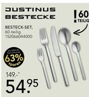 Besteck-Set im Angebot bei BRAUN Möbel-Center in St. Ingbert Besteck-Set Angebote von Justinus Bestecke bei BRAUN Möbel-Center St. Ingbert für 54,95 €