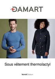 Prospectus Damart "Sous vêtement thermolactyl", 11 pages, 22/03/2022 - 18/05/2022