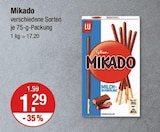 Milch-Schokolade im V-Markt Prospekt Milch-Schokolade von Mikado im aktuellen V-Markt Prospekt für 1,29 €