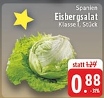 EDEKA Emmerich - Eisbergsalat Angebot im Prospekt Eisbergsalat bei EDEKA im Emmerich Prospekt für 0,88 €
