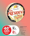 Camembert pasteurisé - PRESIDENT en promo chez U Express Camembert pasteurisé - PRESIDENT dans le catalogue U Express