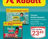 Aktuelles Windeln Maxipack Angebot bei GLOBUS in Jena ab 23,49 €