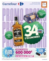 Prospectus Carrefour à Mondeville, "34% D'ÉCONOMIES", 70 pages, 29/10/2024 - 11/11/2024