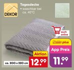 Tagesdecke Angebote von DEKOR bei Netto Marken-Discount Straubing für 11,99 €