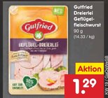 Netto Marken-Discount Badbergen - Dreierlei Geflügelfleischwurst Angebot im Prospekt Dreierlei Geflügelfleischwurst bei Netto Marken-Discount im Badbergen Prospekt für 1,29 €