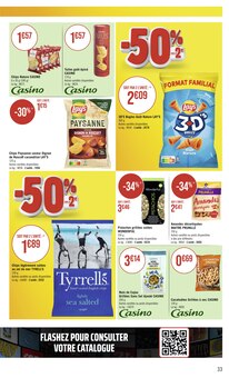 Promo Chips dans le catalogue Casino Supermarchés du moment à la page 33
