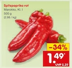 Spitzpaprika rot im Angebot bei Netto Marken-Discount in Worms Spitzpaprika rot Angebote bei Netto Marken-Discount Worms für 1,49 €