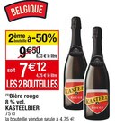 Bière rouge 8 % vol. - KASTEEL BIER - Cora à Argenteuil Bière rouge 8 % vol. - KASTEEL BIER en promo chez Cora Argenteuil à 7,12 €