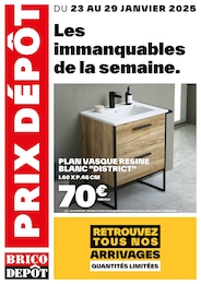 Catalogue Brico Dépôt "Les immanquables de la semaine" à Ploulec'h et alentours, 1 page, 23/01/2025 - 29/01/2025