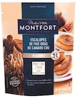 Escalopes de foie gras de canard cru - MAISON MONTFORT en promo chez Supermarchés Match Metz à 26,90 €