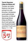 Côtes du Rhône AC Angebote von Terroir Daronton bei GLOBUS Hürth für 5,49 €