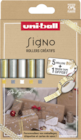 Rollers Signo Broad métalliques - UNI-BALL à 7,87 € dans le catalogue Monoprix