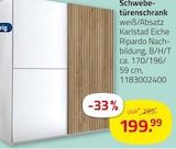 Schwebetürenschrank von  im aktuellen ROLLER Prospekt für 199,99 €