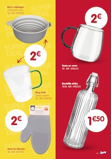 Promo Verre dans le catalogue B&M du moment à la page 5