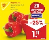 Paprika rot Angebote von Markttag bei Netto Marken-Discount Neuwied für 1,11 €