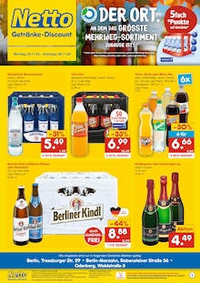 Netto Marken-Discount Mühlenbecker Land Prospekt "DER ORT, AN DEM DU IMMER AUSGEZEICHNETE PREISE FINDEST." mit 6 Seiten