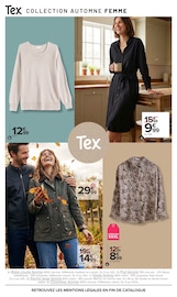 Promos Robe Femme dans le catalogue "Tex" de Carrefour Robe Femme en promo dans le catalogue Carrefour à la page 7