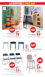 Tabouret en promo dans le catalogue Super U à la page 10