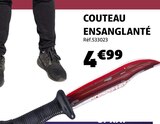 Couteau ensanglanté en promo chez Gifi Couteau ensanglanté dans le catalogue Gifi