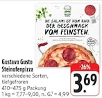 Steinofenpizza Angebote von Gustavo Gusto bei EDEKA Dresden für 3,69 €