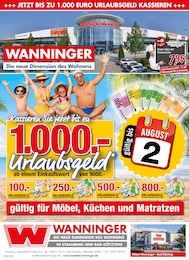 Möbel Wanninger Prospekt für Dingolfing mit 24 Seiten Möbel Wanninger Prospekt für Dingolfing: "Die neue Dimension des Wohnens", 24 Seiten, 23.07.2025 - 02.08.2025