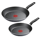 Set 2 poêles Only Cook - TEFAL en promo chez Carrefour Grenoble à 21,99 €