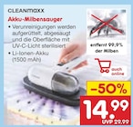 Akku-Milbensauger im Angebot bei Netto Marken-Discount in Weiden Akku-Milbensauger Angebote von CLEANmaxx bei Netto Marken-Discount Weiden für 14,99 €