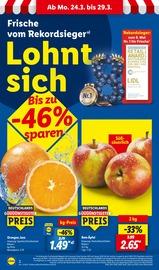 Aktueller Lidl Prospekt mit Obst, "LIDL LOHNT SICH", Seite 2