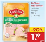 Netto Marken-Discount Wentorf - Geflügel-Fleischwurst Angebot im Prospekt Geflügel-Fleischwurst bei Netto Marken-Discount im Wentorf Prospekt für 1,19 €