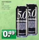 5.0 im Angebot bei Getränke Paradies in Bochum 5.0 Angebote von OETTINGER bei Getränke Paradies Bochum für 0,49 €
