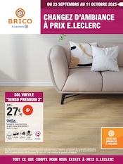 Prospectus E.Leclerc à Beaurepaire, "CHANGEZ D'AMBIANCE À PRIX E.LECLERC", 16 pages de promos valables du 23/09/2025 au 11/10/2025