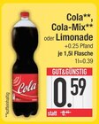 Cola, Cola-Mix oder Limonade Angebote bei E center Gilching für 0,59 €