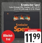 Aktuelles Krombacher Spezi Angebot bei EDEKA in Herzogenrath ab 11,99 €