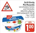 Mini Mozzarella bei nah und gut im Prospekt "" für 1,00 €