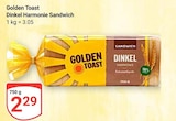 Aktuelles Dinkel Harmonie Sandwich Angebot bei GLOBUS in Erfurt ab 2,29 €