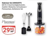Stabmixer-Set ASMS600TG im Angebot bei GLOBUS in Oberursel Stabmixer-Set ASMS600TG Angebote von Bestron bei GLOBUS Oberursel für 29,99 €