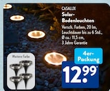 Solar-Bodenleuchten von CASALUX für 12,99 € bei ALDI SÜD im Angebot Solar-Bodenleuchten von CASALUX im aktuellen ALDI SÜD Prospekt