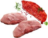 Frische Schweinehüftsteaks natur oder Kentucky Angebote bei REWE Wesel für 0,90 €